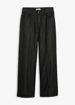 Vaqueros de pernera ancha, mid waist