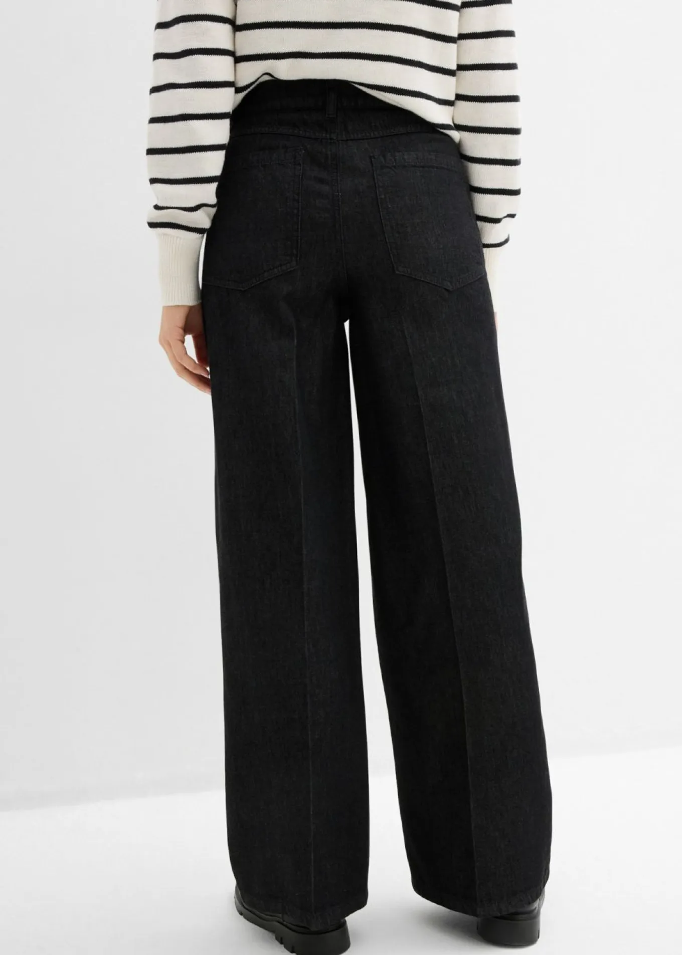 Vaqueros de pernera ancha, mid waist
