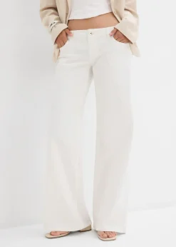 Vaqueros de pernera ancha, low waist