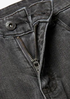 Vaqueros de pernera ancha, mid waist, elástico
