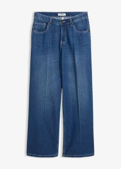 Vaqueros de pernera ancha, mid waist