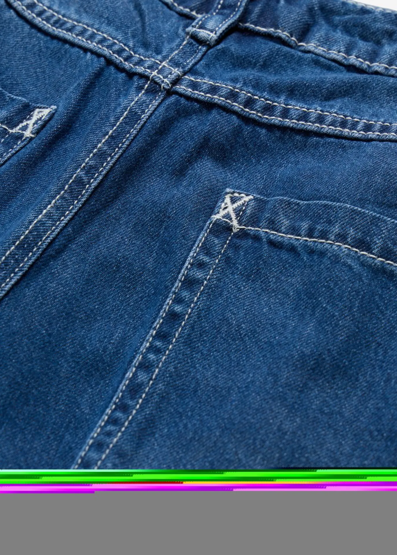 Vaqueros de pernera ancha, mid waist