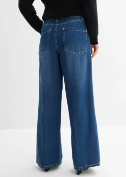 Vaqueros de pernera ancha, mid waist