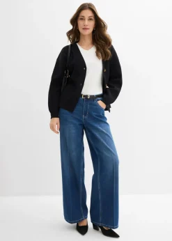 Vaqueros de pernera ancha, mid waist