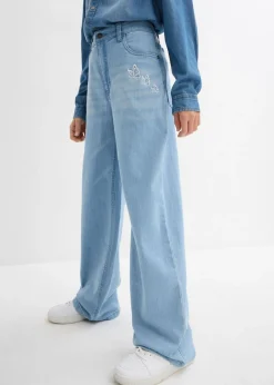 Vaqueros de pernera ancha, mid waist