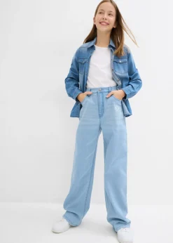 Vaqueros de pernera ancha, mid waist