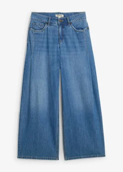Vaqueros de pernera ancha, mid waist