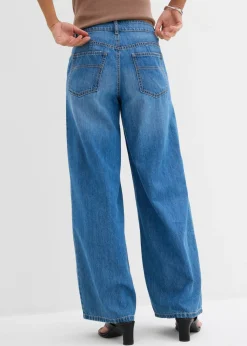 Vaqueros de pernera ancha, mid waist