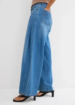 Vaqueros de pernera ancha, mid waist