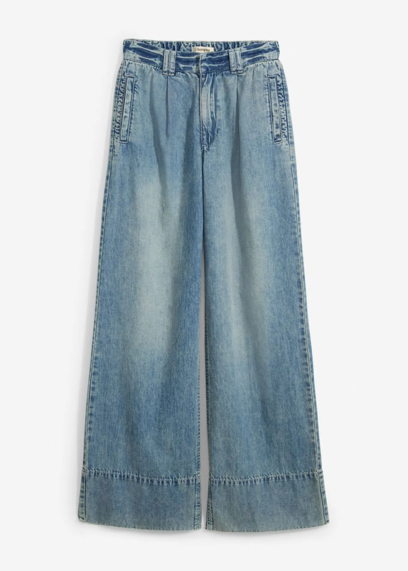 Vaqueros de pernera ancha, high waist