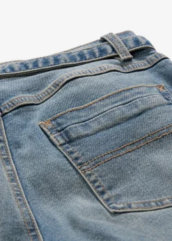 Vaqueros de pernera ancha, mid waist, largo completo