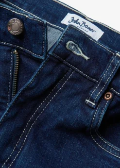 Vaqueros de pernera ancha, high waist, de algodón orgánico