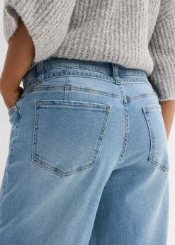 Vaqueros de pernera ancha, mid waist
