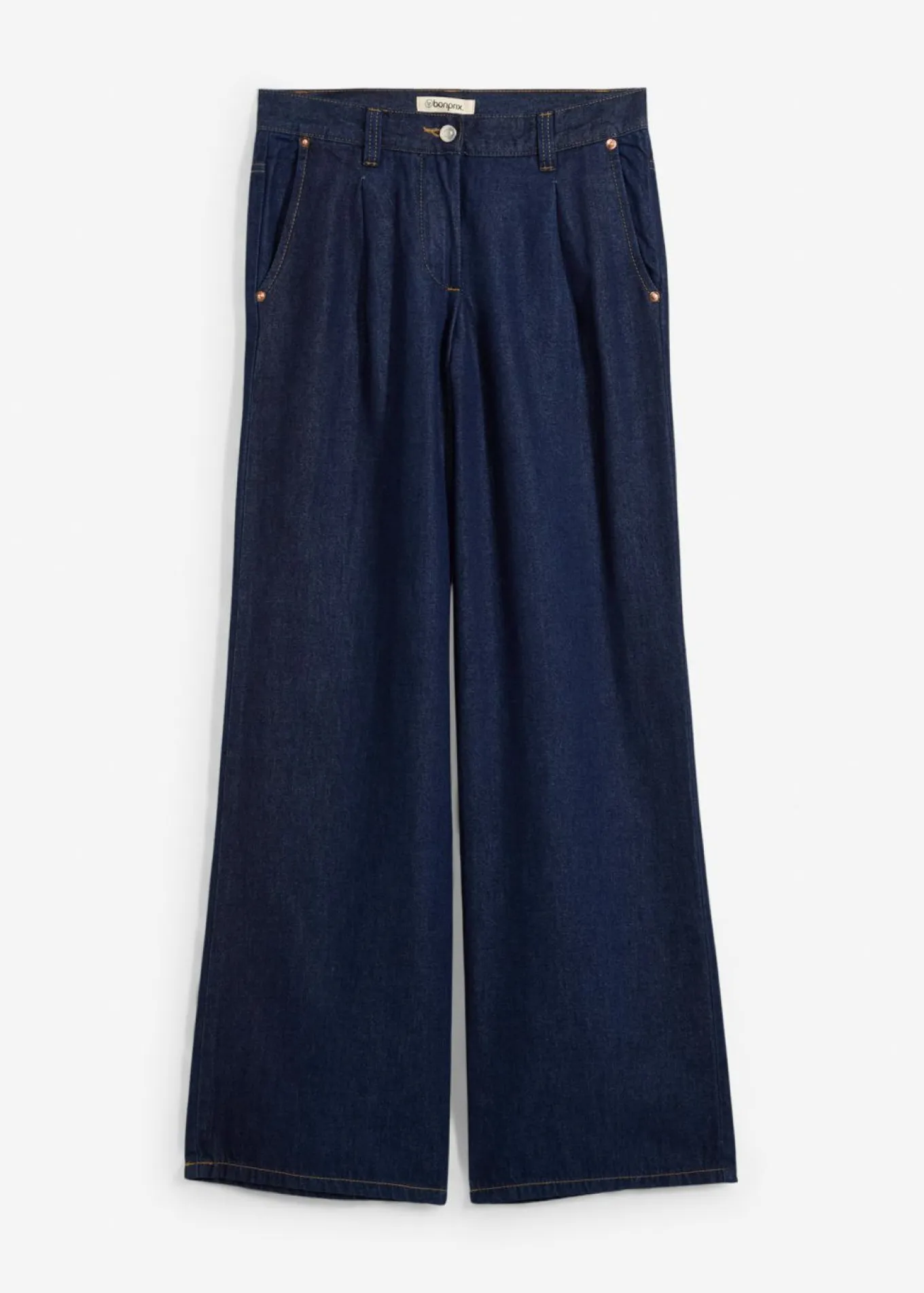 Vaqueros de pernera ancha, mid waist