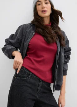 Vaqueros de pernera ancha, mid waist, largo completo