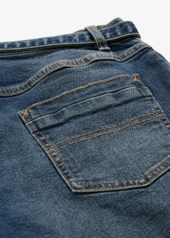Vaqueros de pernera ancha, mid waist, largo completo