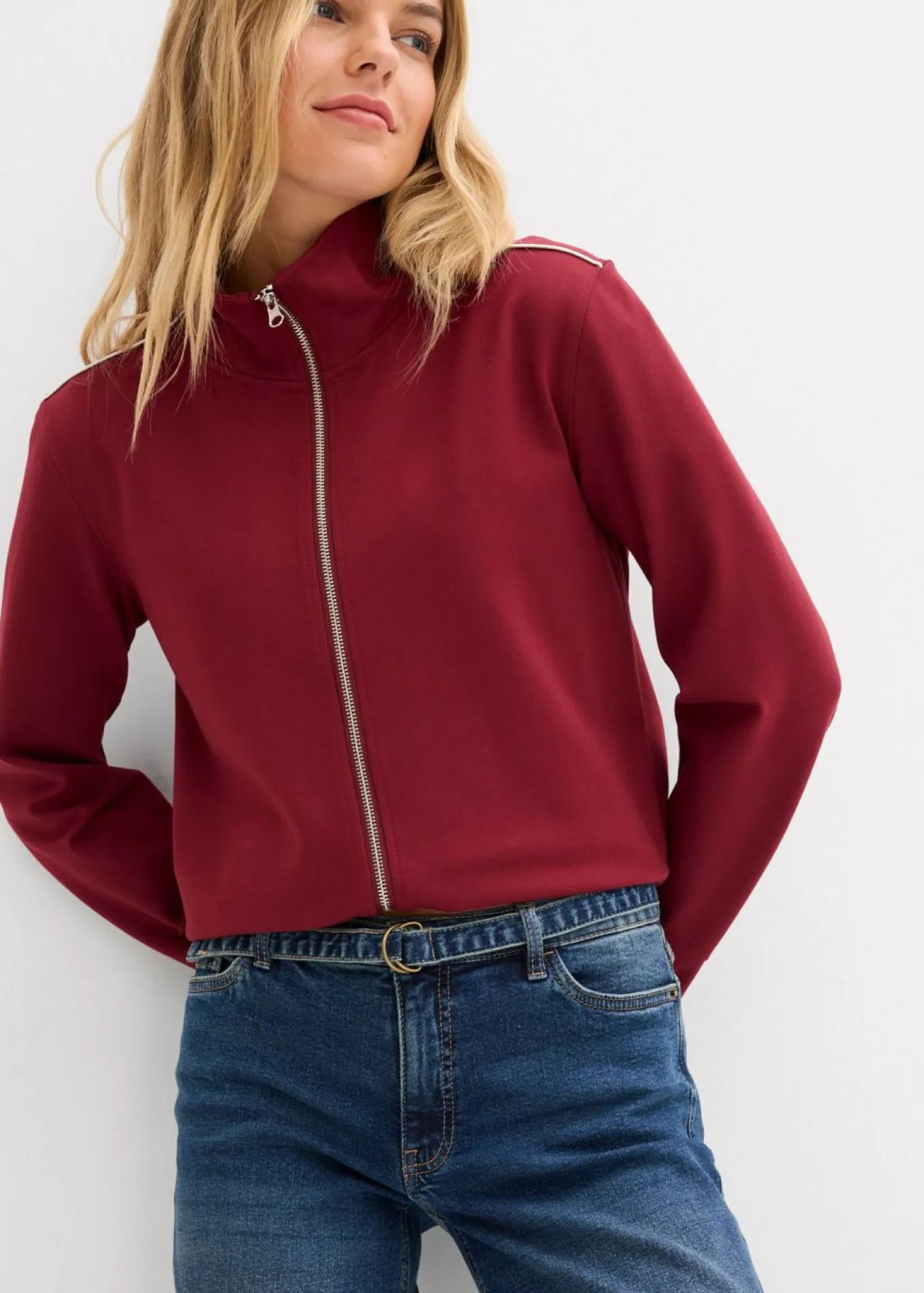 Vaqueros de pernera ancha, mid waist, largo completo