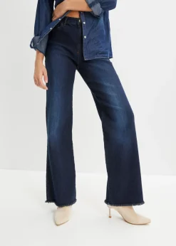 Vaqueros de pernera ancha, high waist