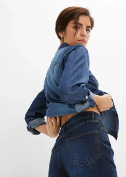 Vaqueros de pernera ancha, high waist