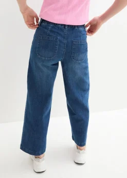 Vaqueros de pernera ancha, high waist, cintura cómoda