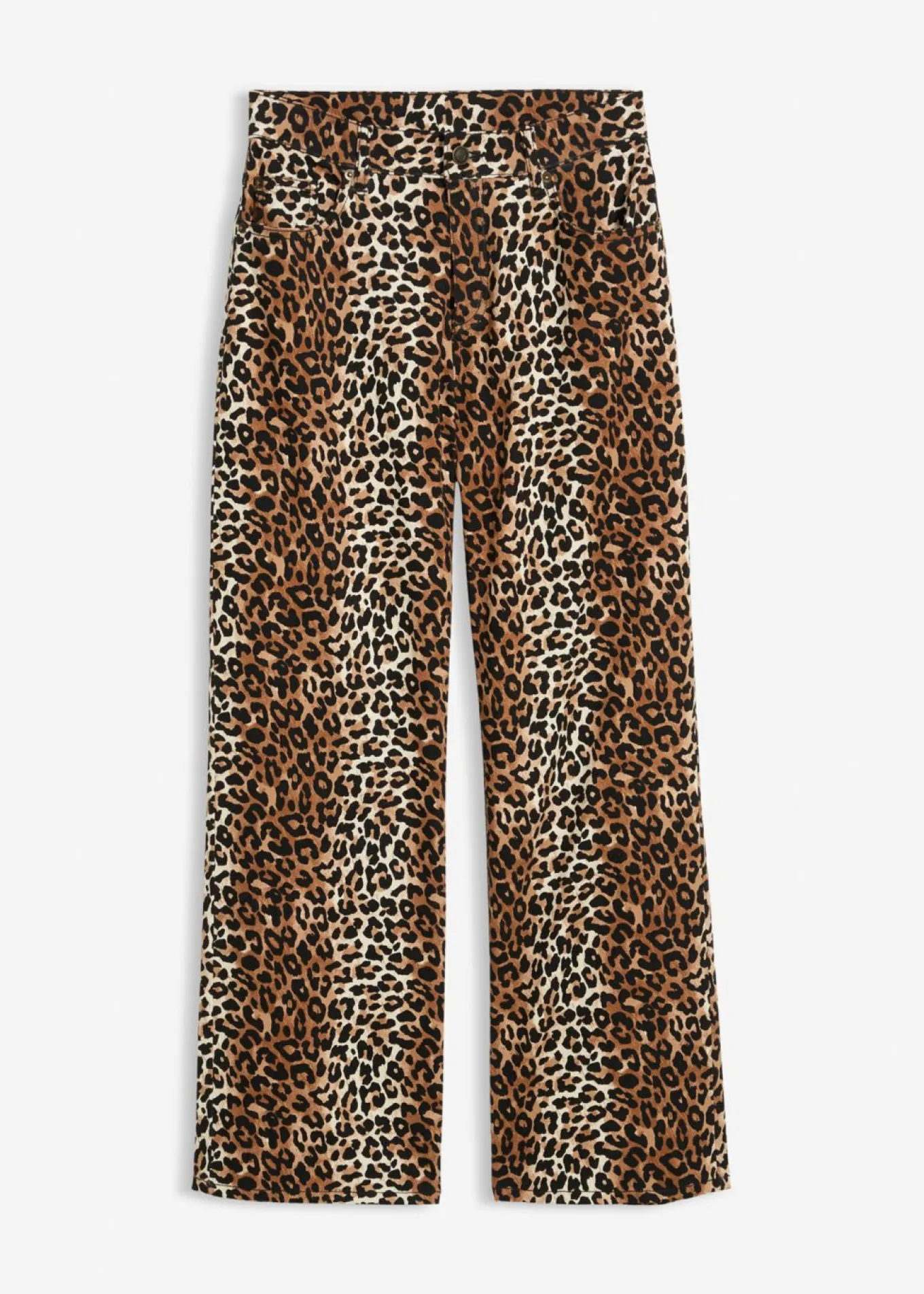 Vaqueros de pernera ancha, mid waist