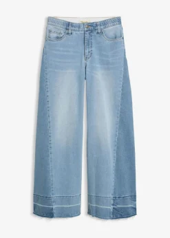 Vaqueros de pernera ancha, mid waist