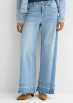 Vaqueros de pernera ancha, mid waist