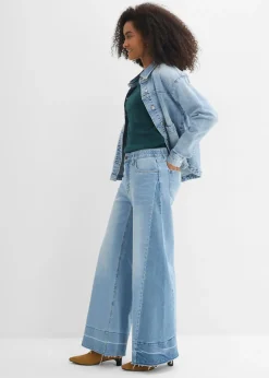 Vaqueros de pernera ancha, mid waist