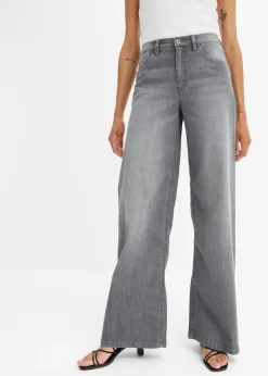 Vaqueros de pernera ancha, high waist