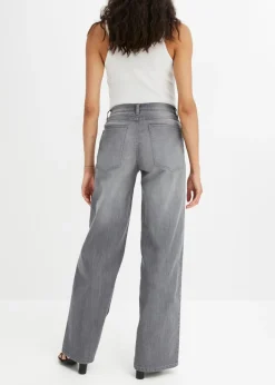 Vaqueros de pernera ancha, high waist