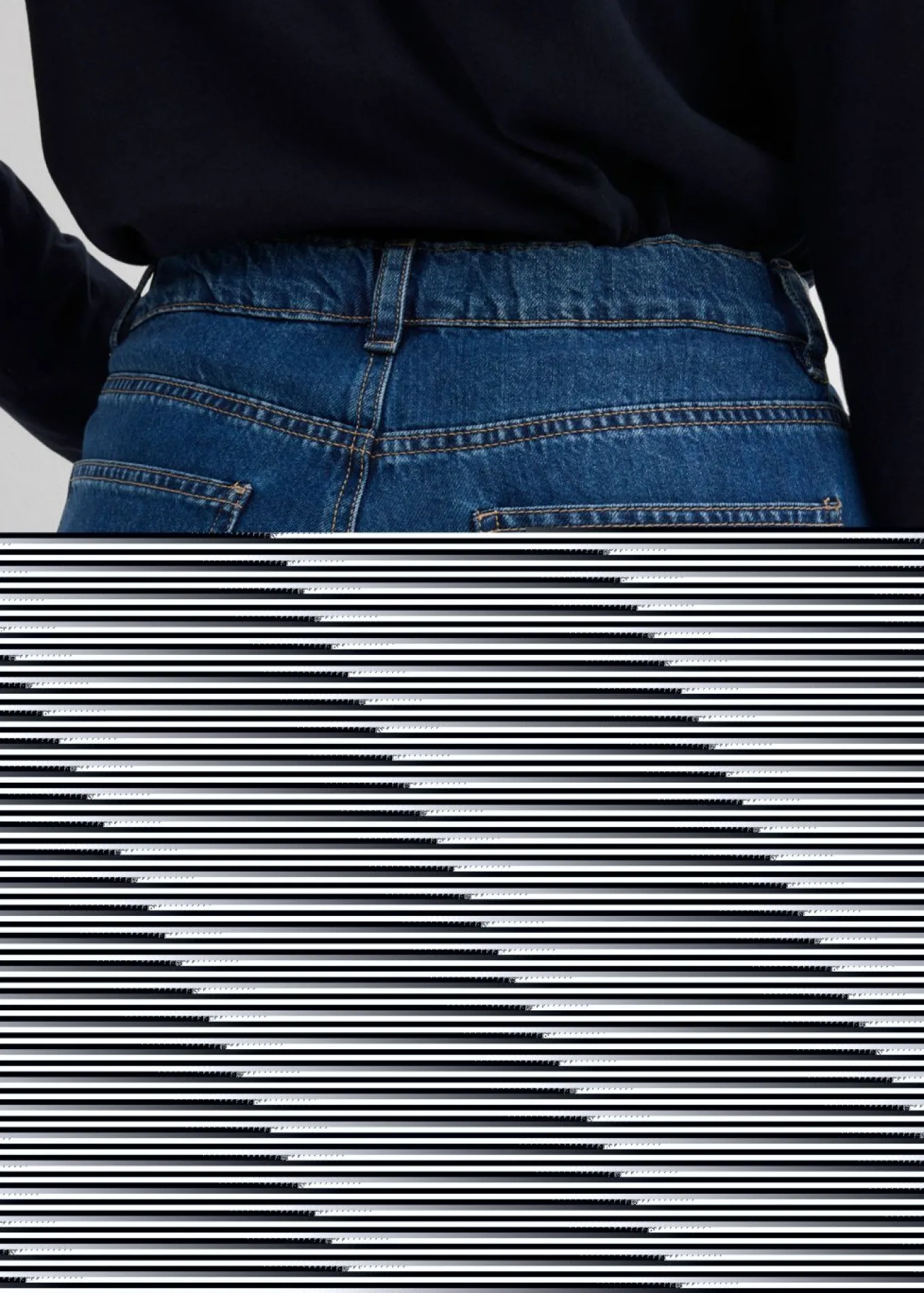 Vaqueros de pernera ancha, high waist