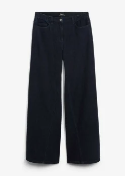 Vaqueros de pernera ancha, high waist, cintura cómoda