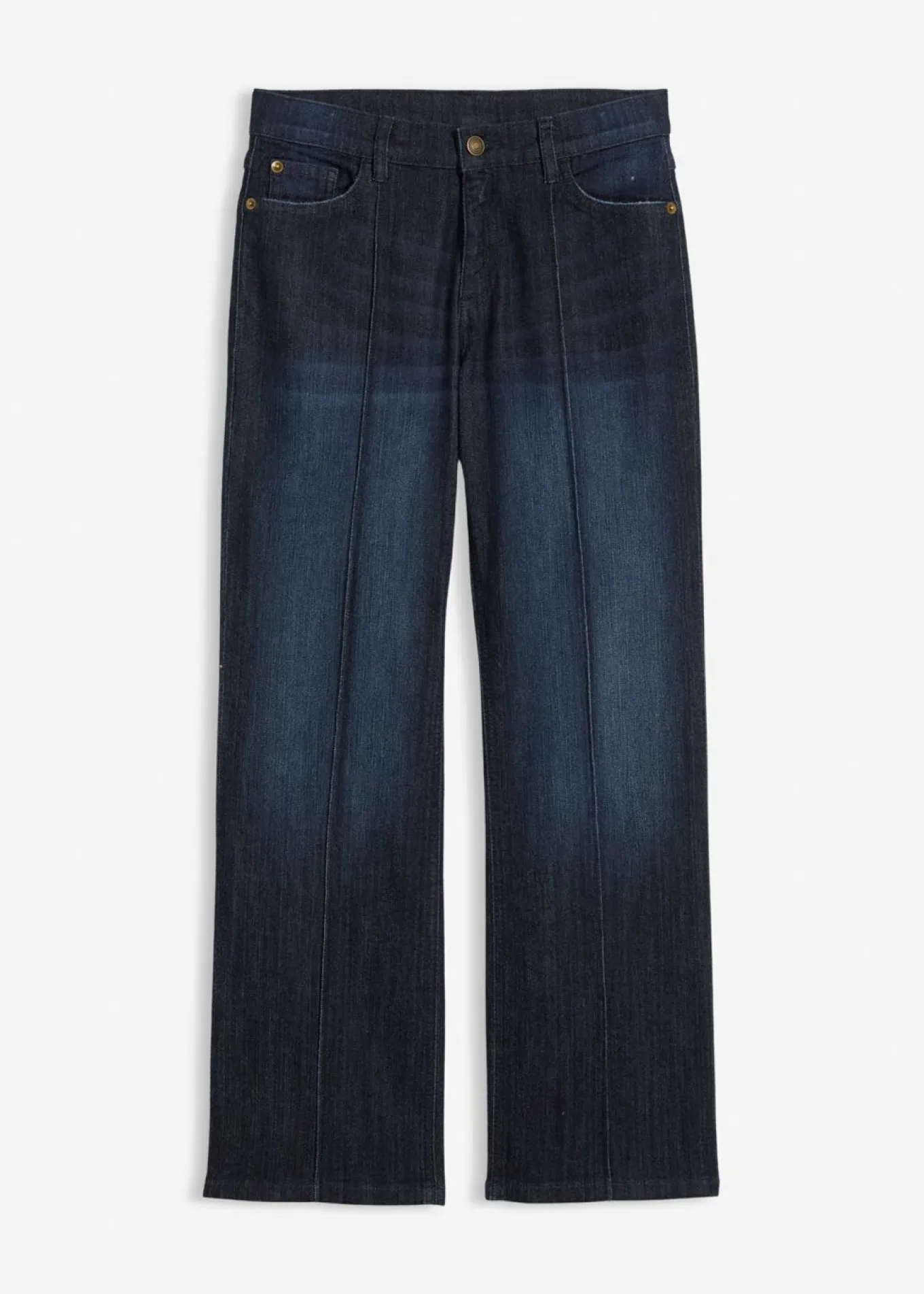 Vaqueros de pernera ancha, mid waist