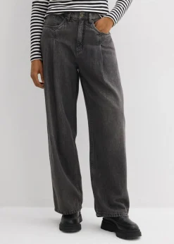 Vaqueros de pernera ancha, high waist
