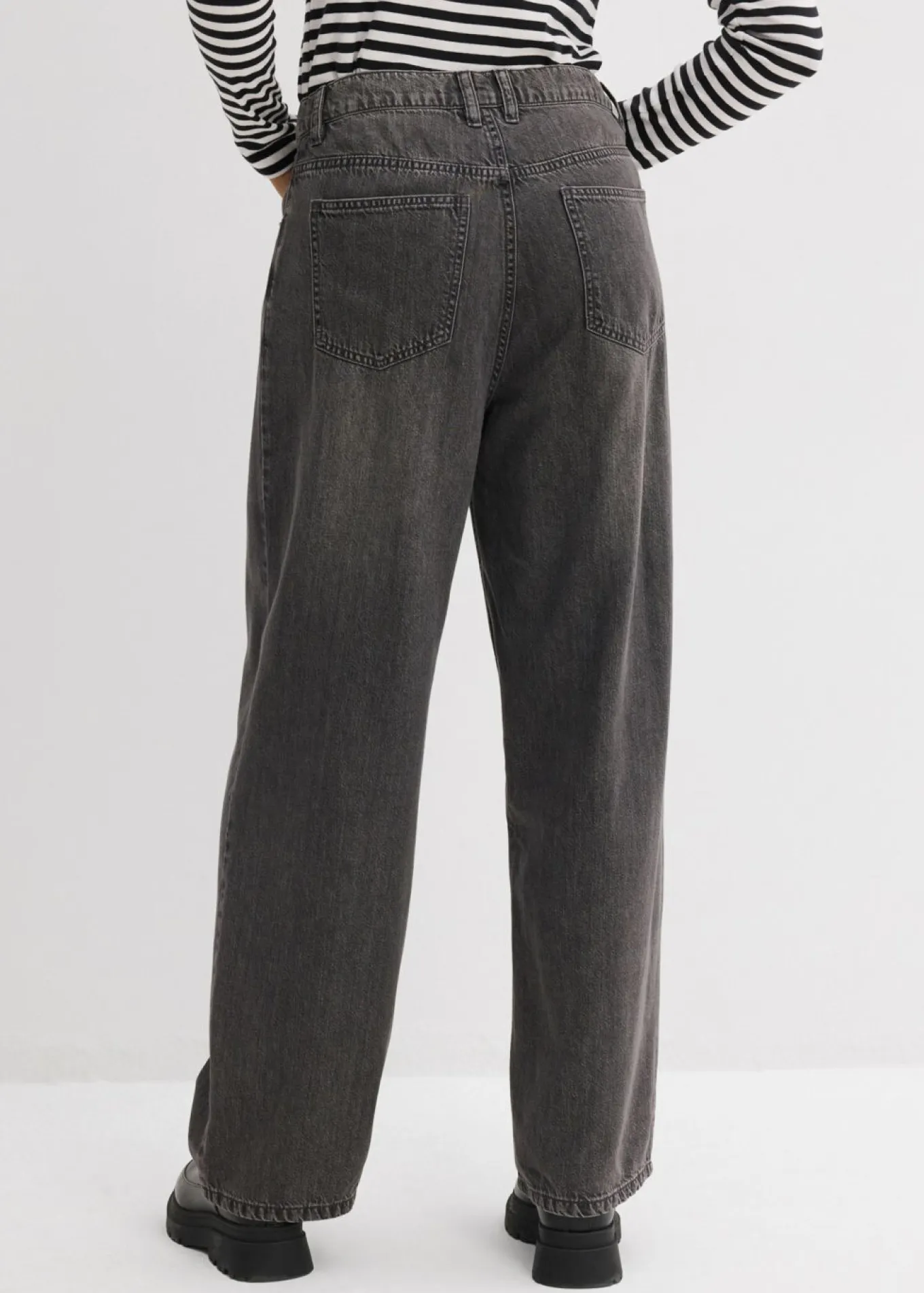 Vaqueros de pernera ancha, high waist