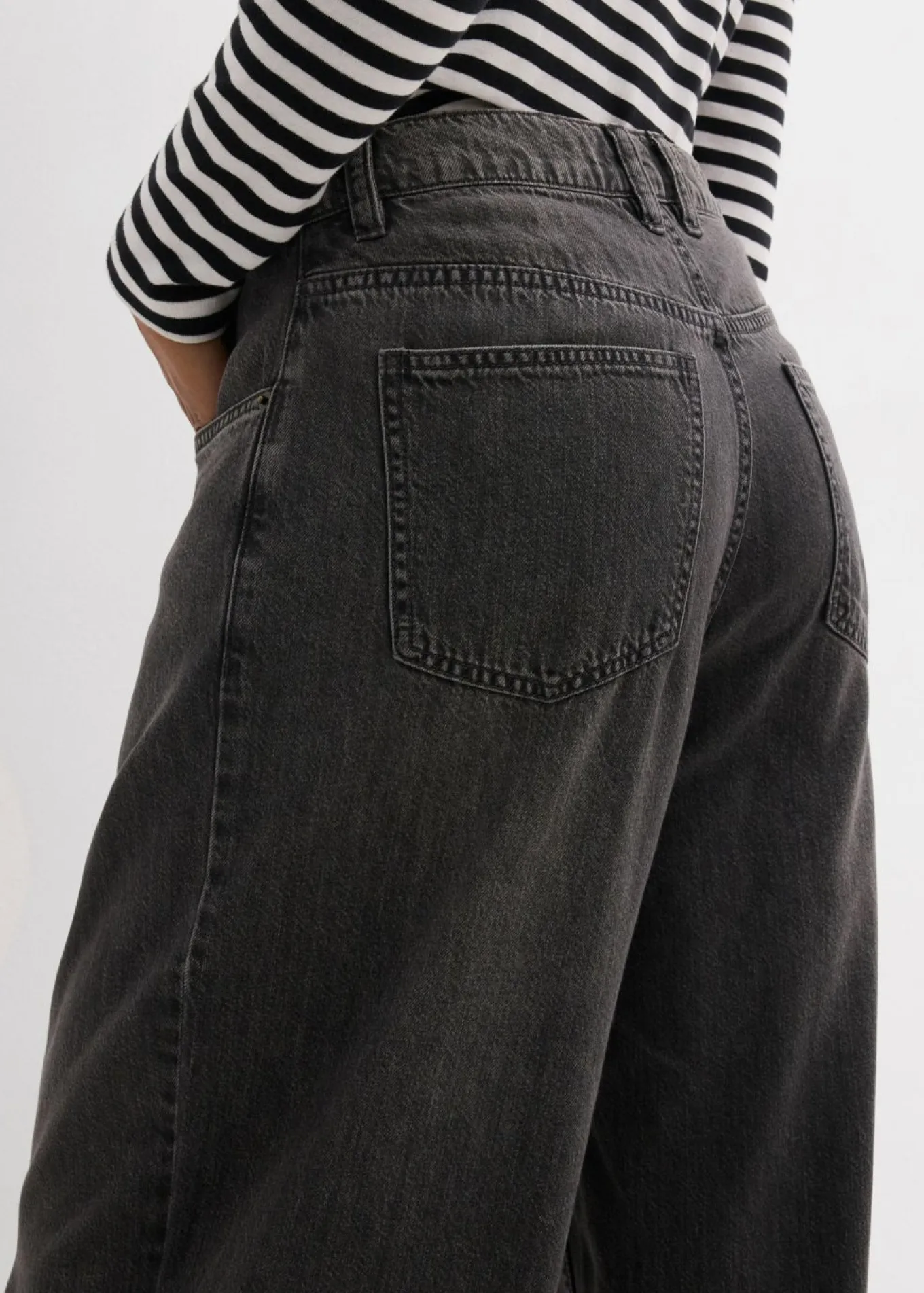 Vaqueros de pernera ancha, high waist