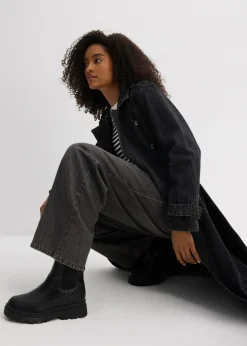 Vaqueros de pernera ancha, high waist