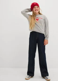 Vaqueros de pernera ancha, mid waist