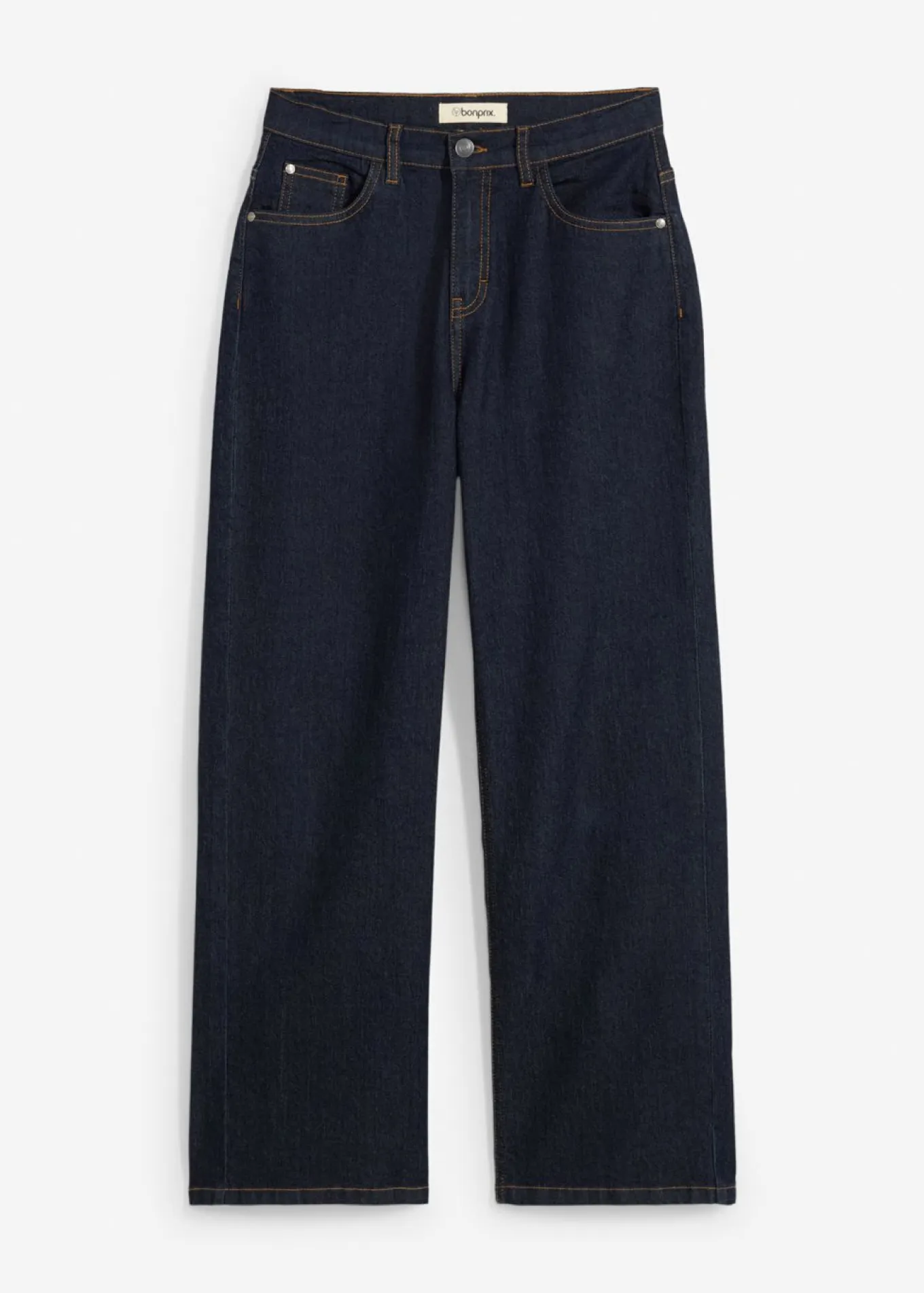 Vaqueros de pernera ancha, mid waist