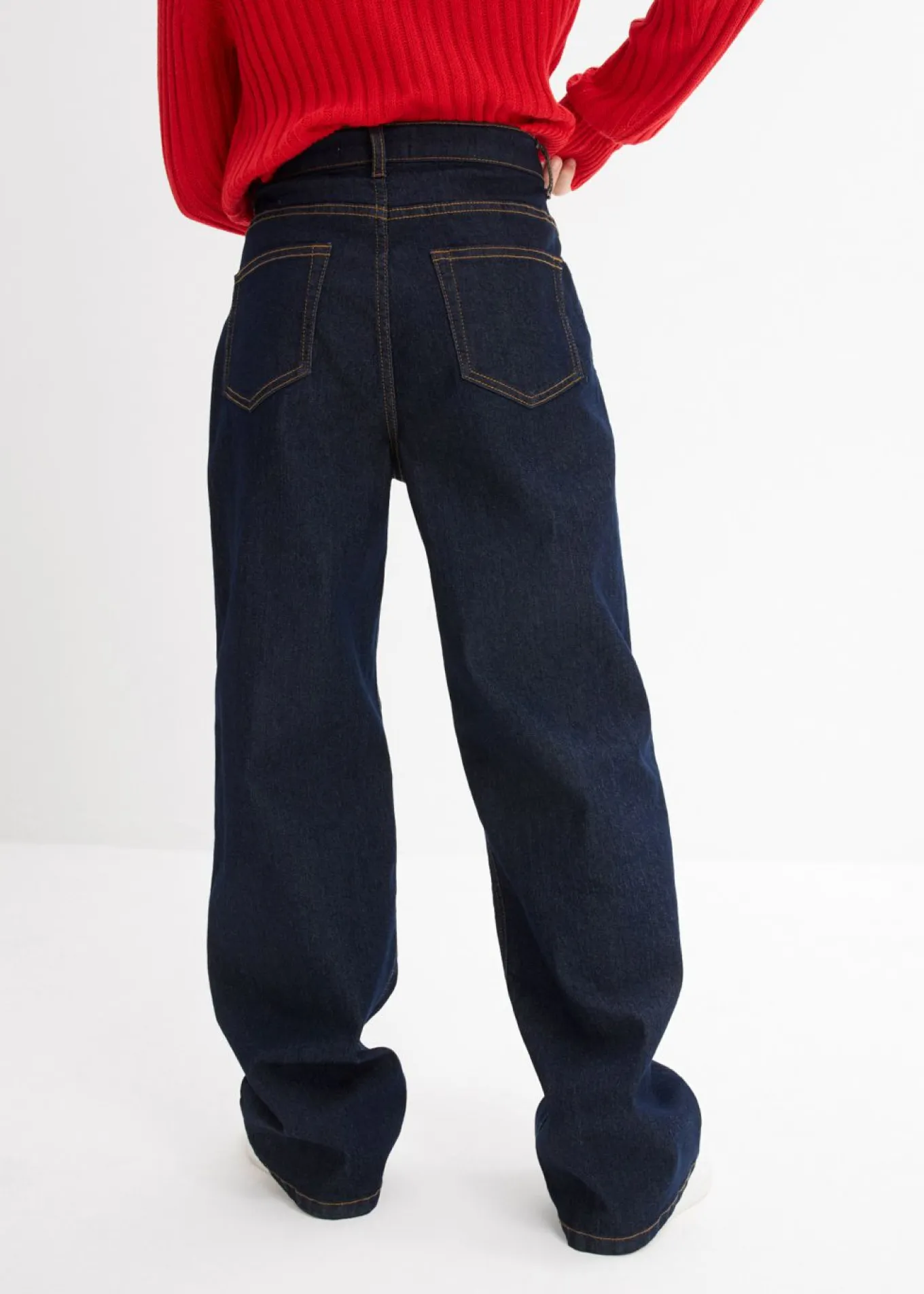 Vaqueros de pernera ancha, mid waist