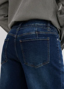 Vaqueros de pernera ancha, mid waist
