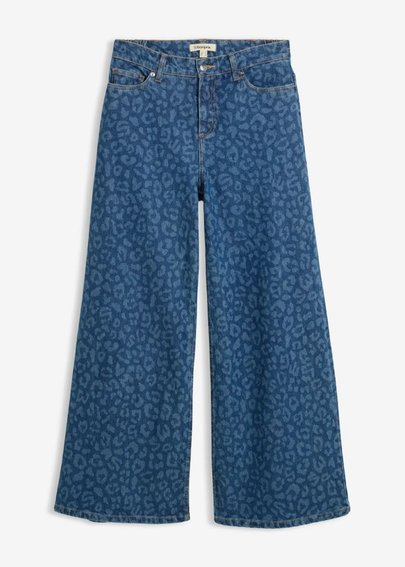 Vaqueros de pernera ancha, mid waist