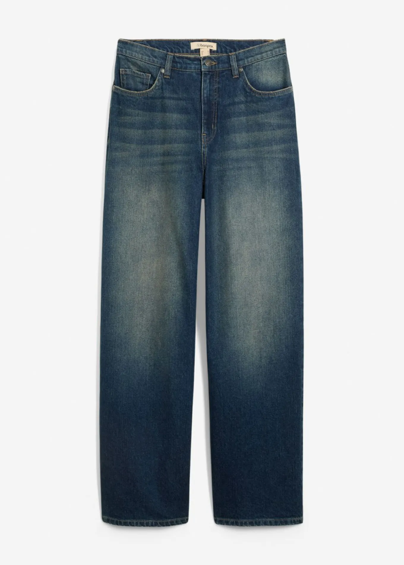 Vaqueros de pernera ancha, high waist