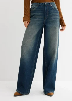 Vaqueros de pernera ancha, high waist