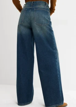 Vaqueros de pernera ancha, high waist