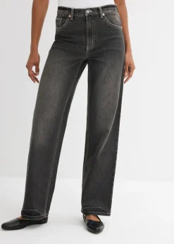 Vaqueros de pernera ancha, high waist
