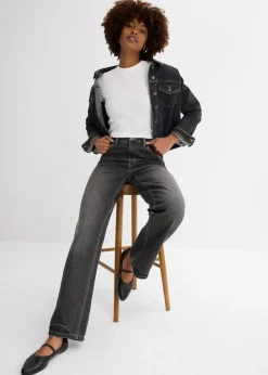 Vaqueros de pernera ancha, high waist
