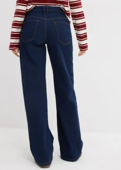 Vaqueros de pernera ancha, mid waist, de algodón orgánico