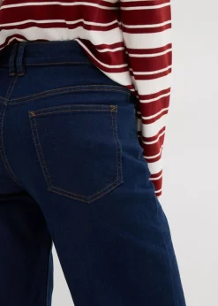 Vaqueros de pernera ancha, mid waist, de algodón orgánico