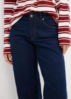 Vaqueros de pernera ancha, mid waist, de algodón orgánico